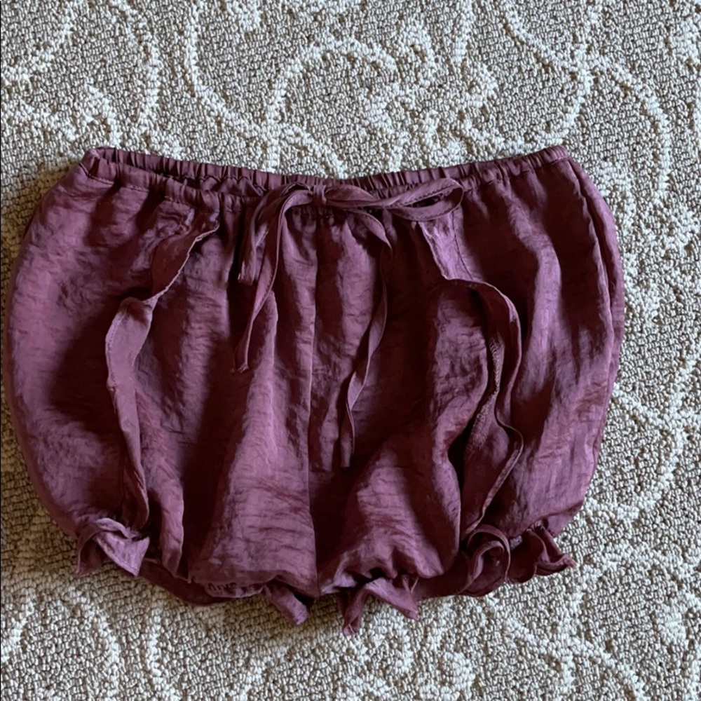 Girls polyester shorts